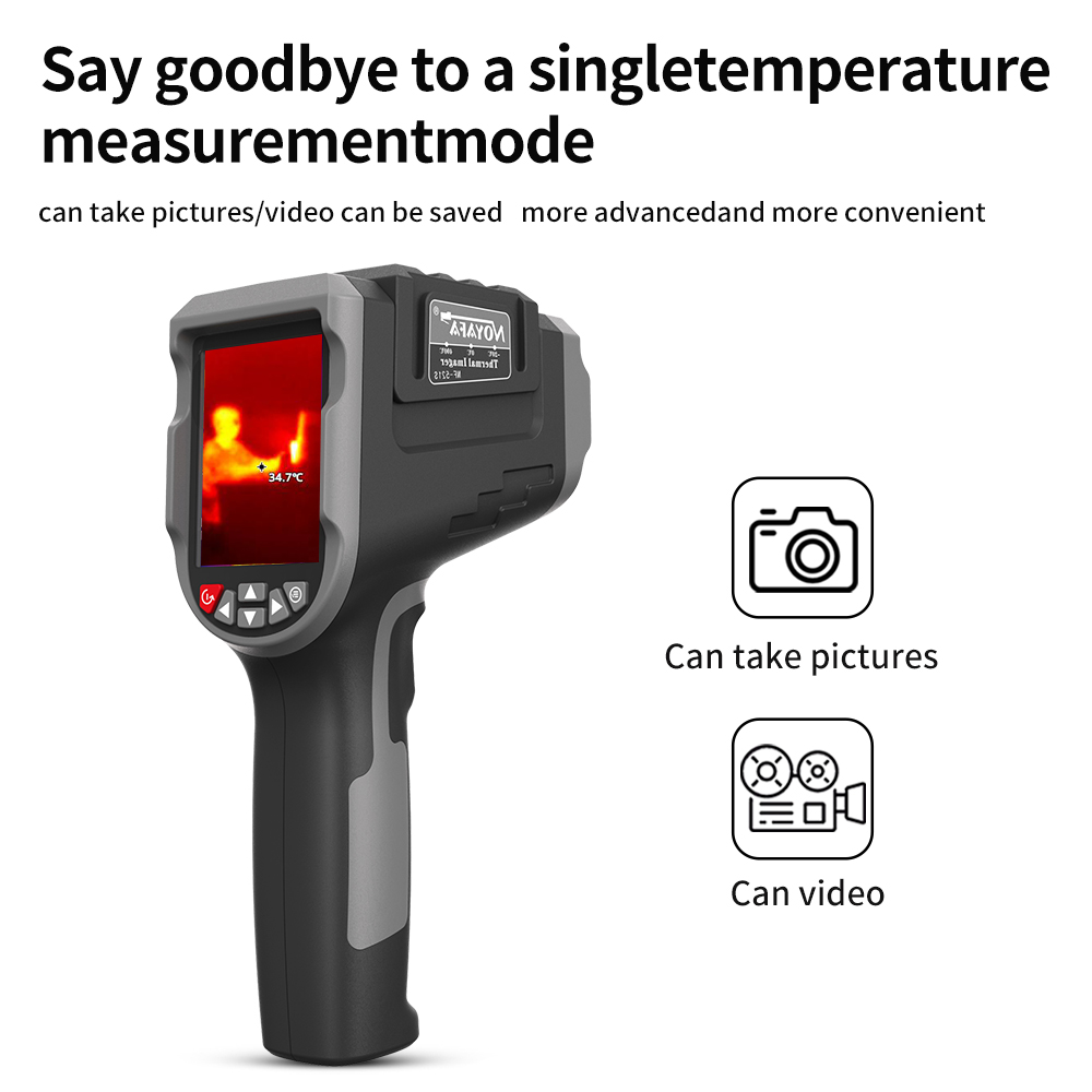 NOYAFA NF-521S caméra d'imagerie thermique HD numérique Vision nocturne thermomètre infrarouge portable haute définition caméra thermique 252J