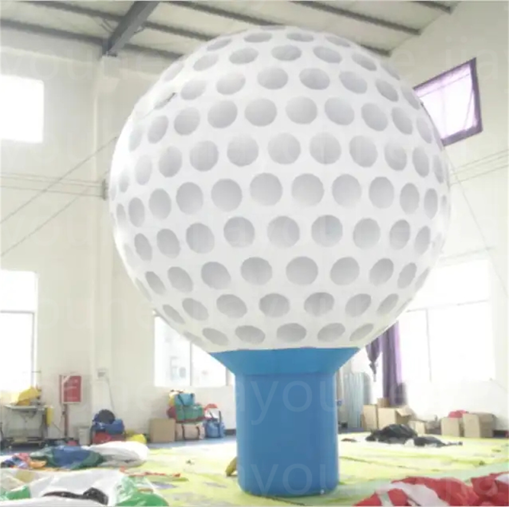 Customized air inflation inflatable golf ball Bespoke big golf balls for outdoor