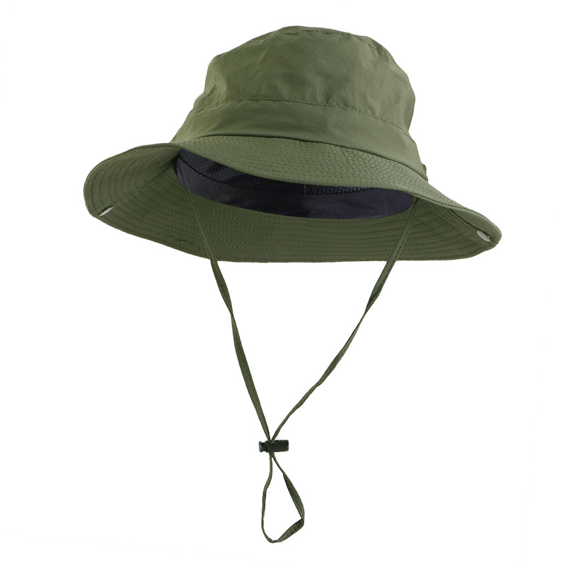 NYHET MÄNS SOMMER CAP MESH BEACHABLE BUCKET HAT KVINNER BRAT BRIM HAT Strandhattar Sun Protector Cap Outdoors UV Protection Hat