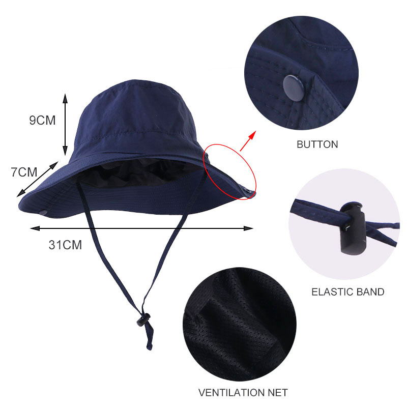 Nueva gorra de verano para hombre, sombrero de cubo transpirable de malla, sombrero de ala ancha para mujer, sombreros de playa, gorra protectora solar para exteriores, sombrero de protección UV