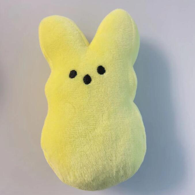 Lapin en peluche de 15cm, jouet pour bébé, poupée de lapin heureux de pâques