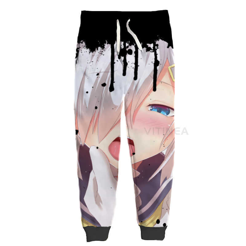 Männer Hosen Neue Mode Ahegao Grafik Frühling Herbst Winter Hip Hop Casual Marke 3D Drucken Anime Polyester Y2302