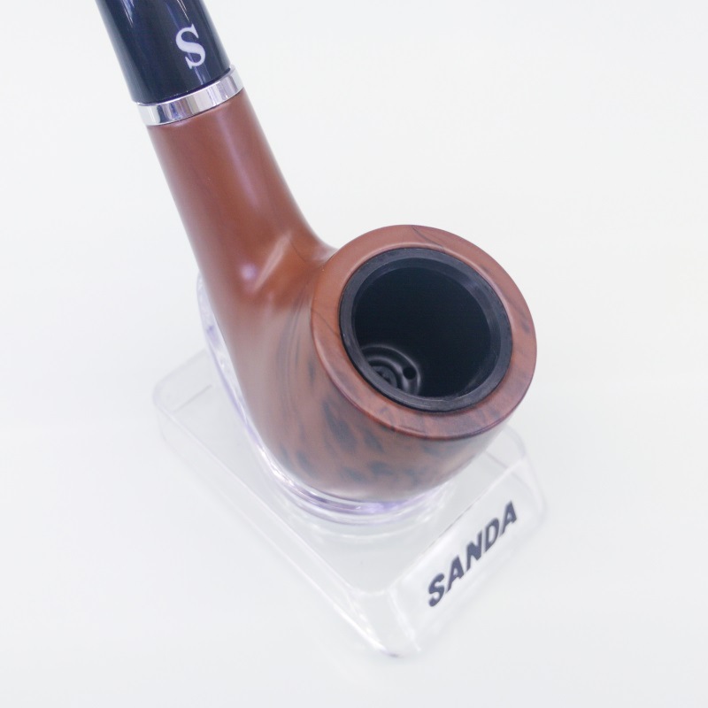Курящая труба классическая фильтровая труба SD-109A Деревянная бакелитная труба с основанием и пухом
