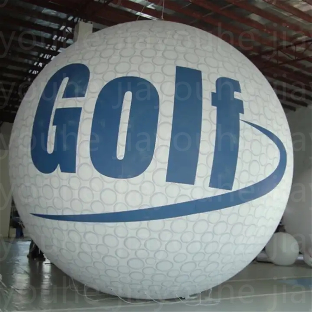 Customized air inflation inflatable golf ball Bespoke big golf balls for outdoor