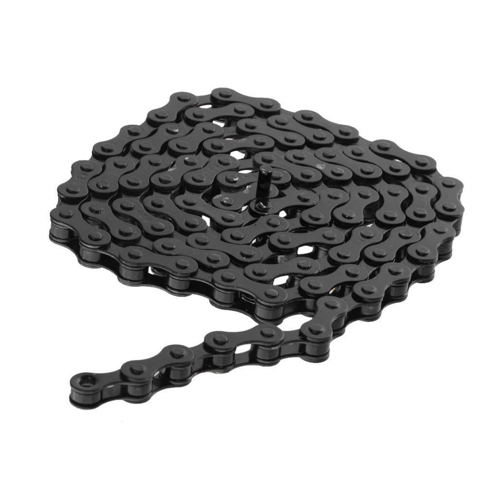 s MTB BMX Fixie Road Bike Single Speed Bicycle Chain 1/2' X 1/8' BLACK 0210