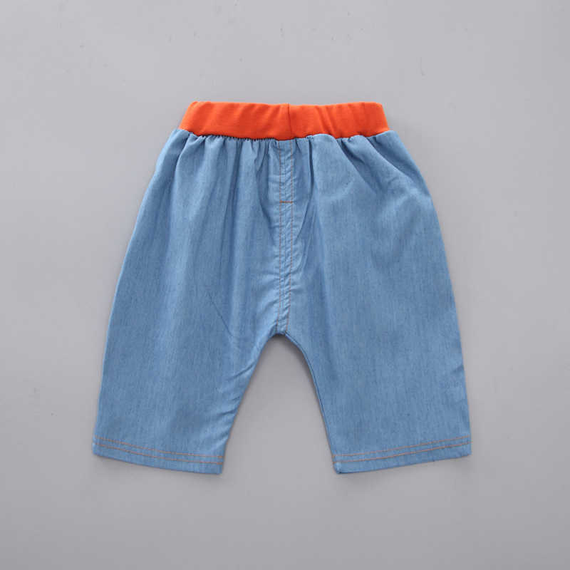 Ensembles de vêtements garçons vêtements d'été tenue chemises Denim Shorts ensemble bébé coton costume enfants à manches courtes hauts pantalons PC oui