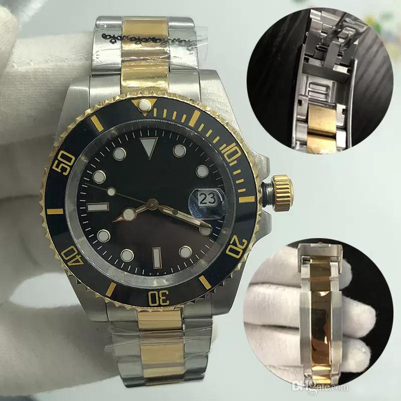 Waterproof mens automatic mechanical watches classic style 41mm full stainless steel Swim wristwatches sapphire super luminous wat256G