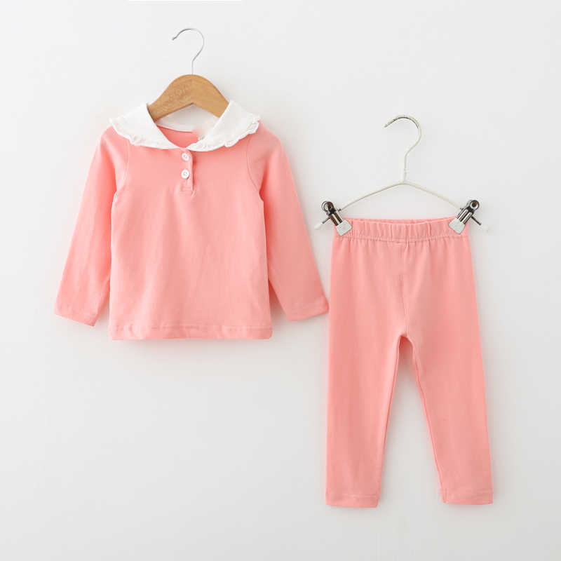 Conjuntos de pijamas para bebés, conjunto de ropa de primavera y verano, conjunto de ropa de algodón para niños, chándal deportivo, ropa para niñas, ropa de dormir