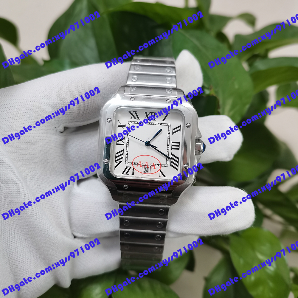 High-quality Asian automatic watch 40mm men's watch 35mm white dial women's watch silver stainless steel strap sapphire 285q