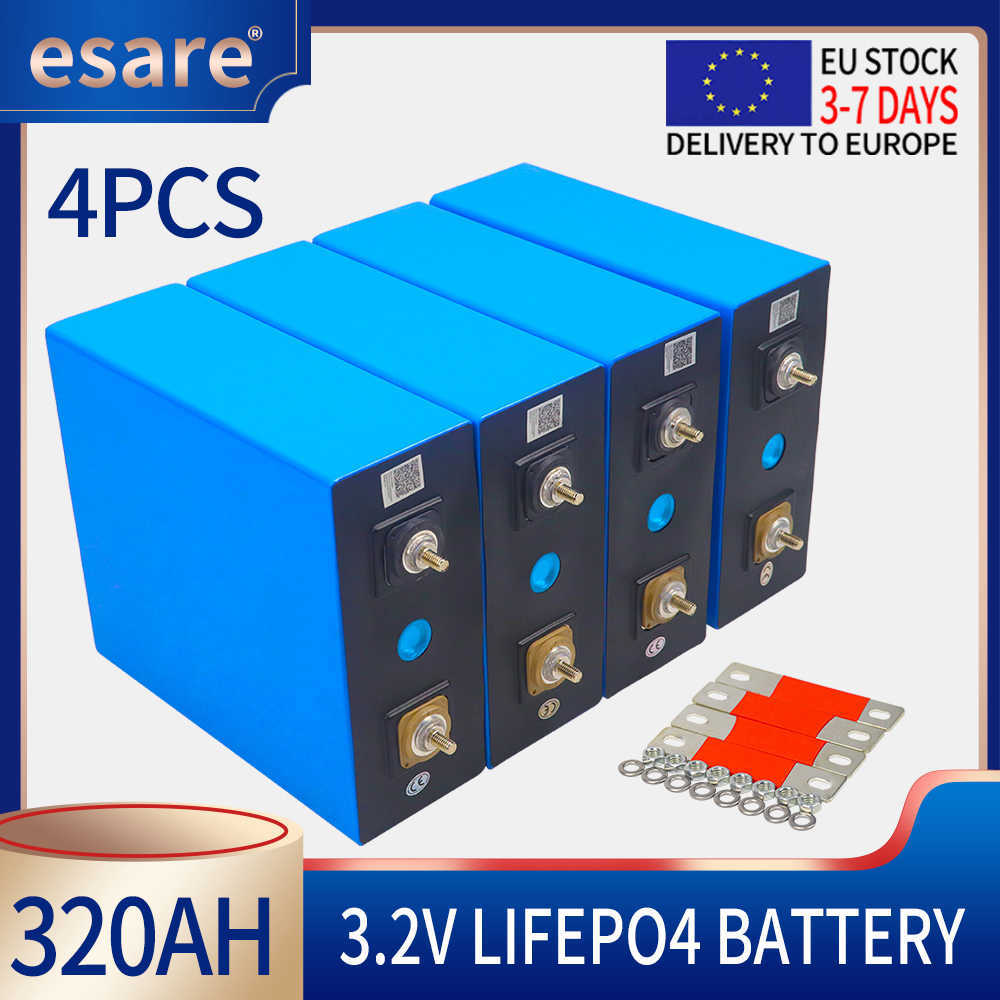 3.2V 320AH 240AH LIFEPO4 Lithium Iron Phosphate Battery Pack 12V 24V Grade A Batterie rechargeable EU 7 jours