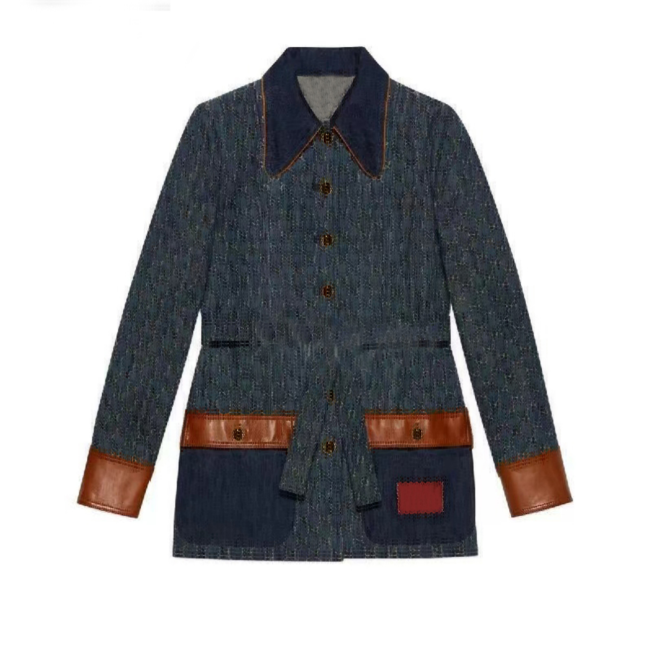 مصمم نسائي جاكيتات الدنيم معاطف معاطف مزدوجة G Autumn Spring Style Slim for Lady Jacket Designer Coat A588