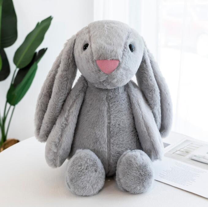 Boneca de coelho de t￭tulos de brinquedo de brinquedo, coelho com orelhas, pacificar coelho, dar um presente de anivers￡rio para meninas