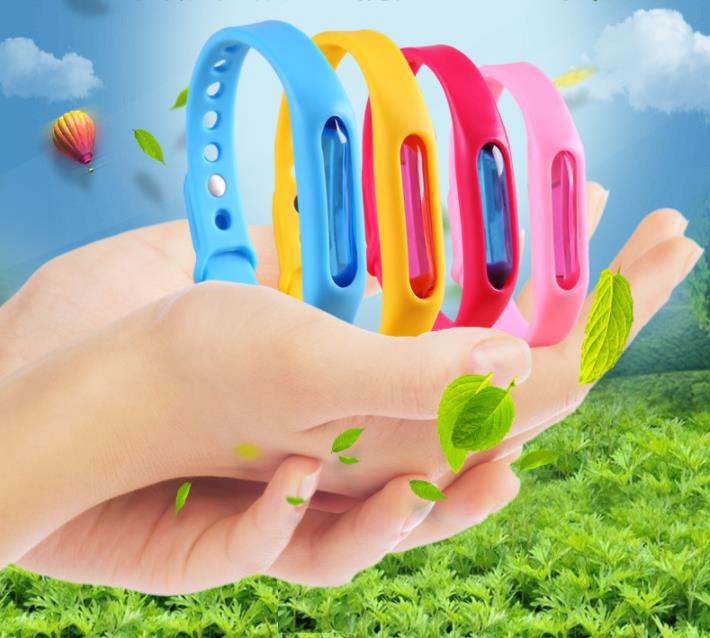 Pest Control Kids Mosquito Repellent Bracelet Band Antimosquitos Sile Wristband SN646