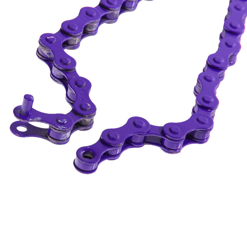 Chains Cycling Track Bicycle Chain Single Speed Bike 96 Links 1/2' X 1/8' - Purple 0210