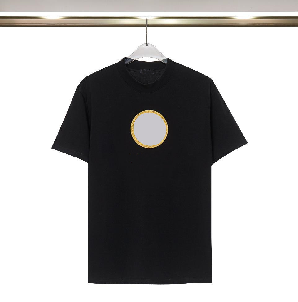 2023新しいメンズデザイナー服有名なTシャツレタープリントラウンドネックショートスリーブブラックホワイトファッションメン女性Tシャツ