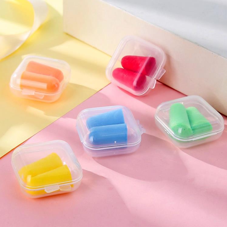 Square Empty Mini Clear Plastic Storage Containers Box Case with Lids Small Box Jewelry Earplugs Storage Box SN4795