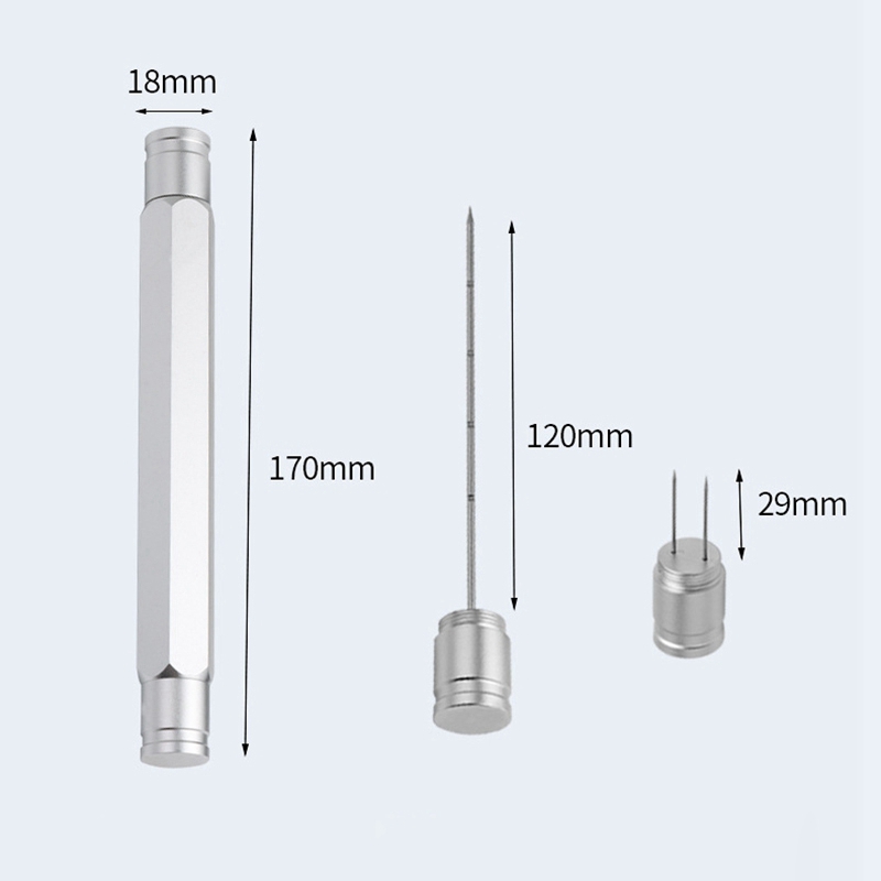 Nieuwste coole kleurrijke metalen legering multifunctionele sigarengat zaagtand naald draagbare droge kruiden tabak rokenhouder sigarettensteun beugel dhl