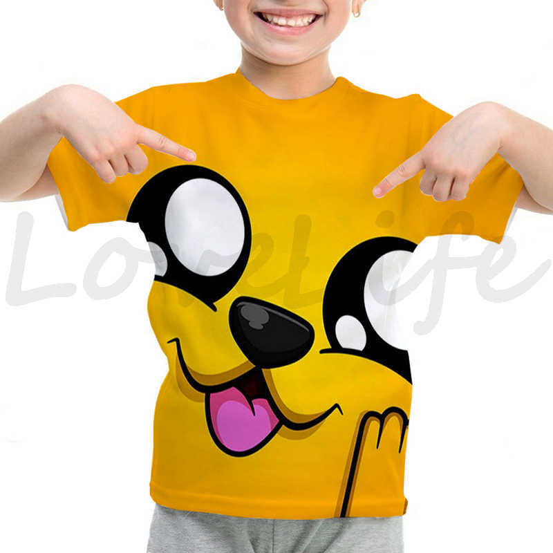 T-shirts 2022 Kids Kawaii T-shirt Mikecrack Tshirt 3D Print Anime Streetwear Compadretes O-hals T-shirt Barn Summer Kort ärm toppar T230209