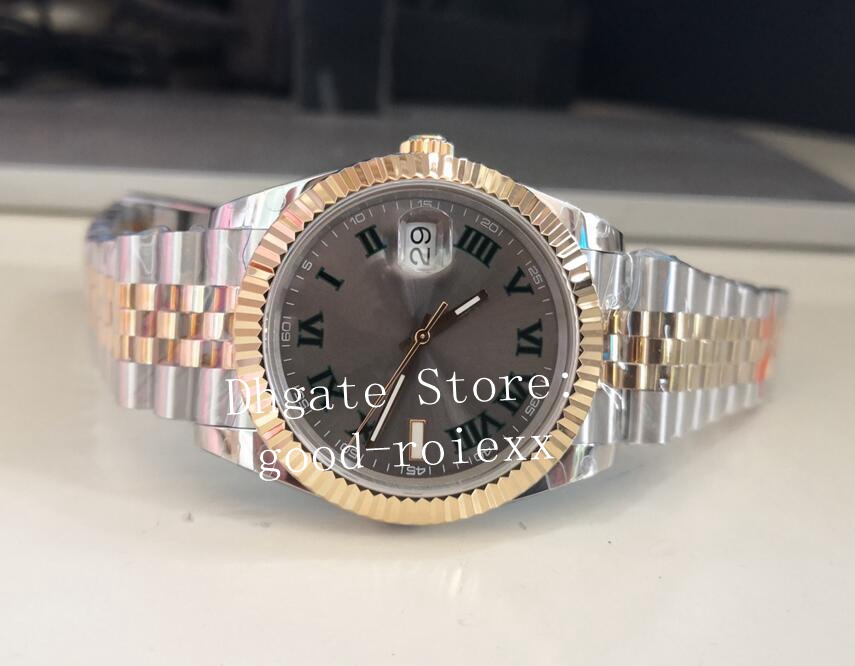 36 mm średniej wielkości zegarki męskie panie oglądają kobietę BP Wimbledon Mother of Pearl Automatic 2813 Bransoletka Jubilee Mężczyźni Saphir1983