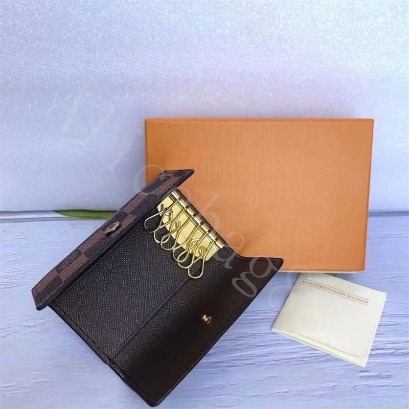 2023 Новый Unisex Fashion Key Designer Designer Luxury 6 Key Holder Wallet Swork Swork Ключ Ключ высокий качество с логотипом и OR7563471