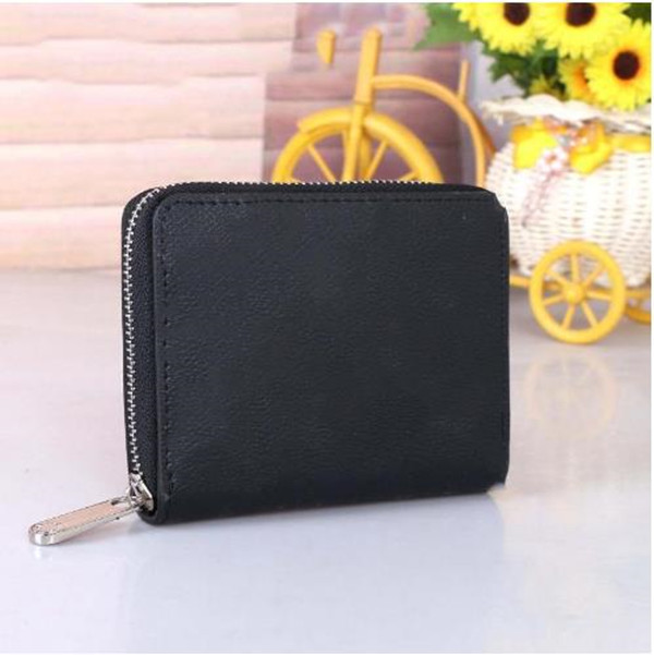 vrouwen pu lederen korte portefeuilles hoge kwaliteit kaarthouder mode luxe dames clutch bag zippy portemonnee 7 kleuren klein schattig ori291B