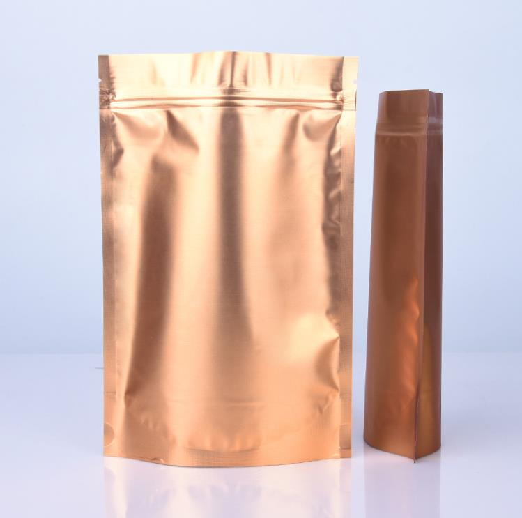 Stand Up Gold Aluminium Foil Torka do suszonej przekąski w proszku Pakiet Pakiet Reailable Mylar Pakiet Bag SN5120