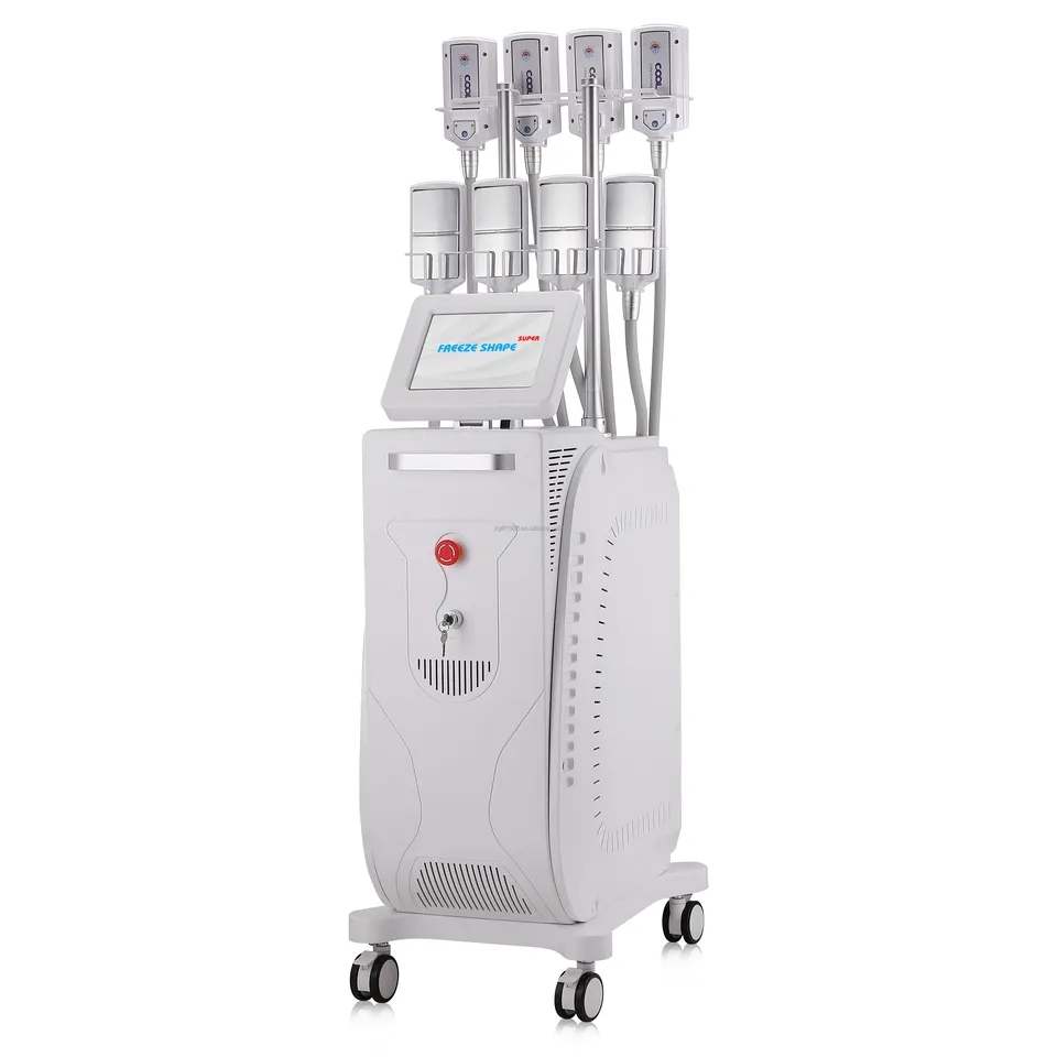 تجميد الدهون EMS Cryo Plate RF Machine Machine Sellulite Removal Trouze Body Sculpting Mustr