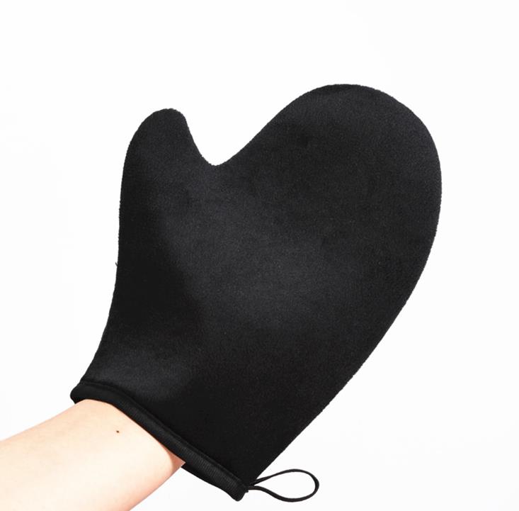 Bath Sponges Velvet Self Tanner Sunless Selfs Tanning Applicator Mitt Glove Lotion Spray Mousse Tanners SN4306