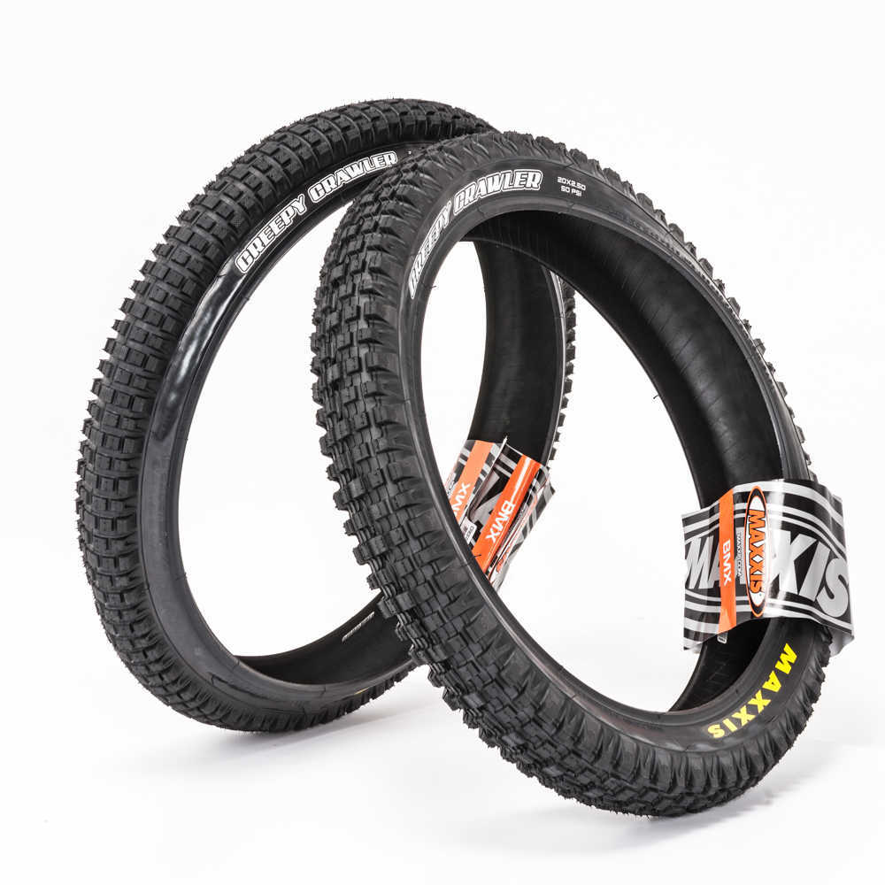 Bike Tires MAXXIS CREEPY CRAWLER WIRE BEAD BICYCLE OF BMX 20x2.50 20x2.00 TRIAL TRIALS TIRE 0213
