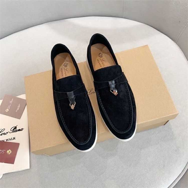 Italia Designer Loropiana Scarpe LP Lefu Scarpe da uomo e donne indossano scarpe più lento con scarpe in pelle in stile inglese di un piede doudou mary jane talloni spessi tacchi alti