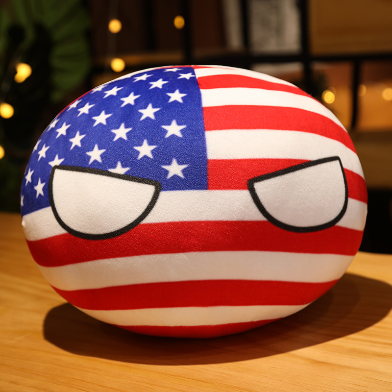 10 cm country ball plysch leksaker Polandball h￤nge countryball country flagg bollar v￤ska h￤nge nyckelring