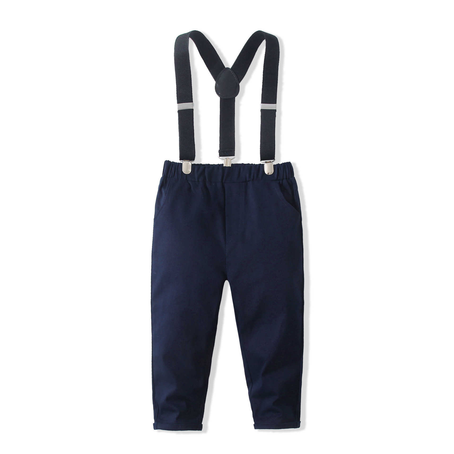 Ensembles de vêtements garçon tenue ensemble années enfants printemps automne coton anniversaire costume enfant en bas âge chemise blanche avec pantalon tenues