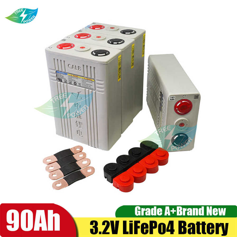 3.2V 100Ah Lifepo4 Battery 12V 200AH Lithium Iron Phosphate Cell Batteria NEW 400Ah Plastic For Solar RV Pack to 24V