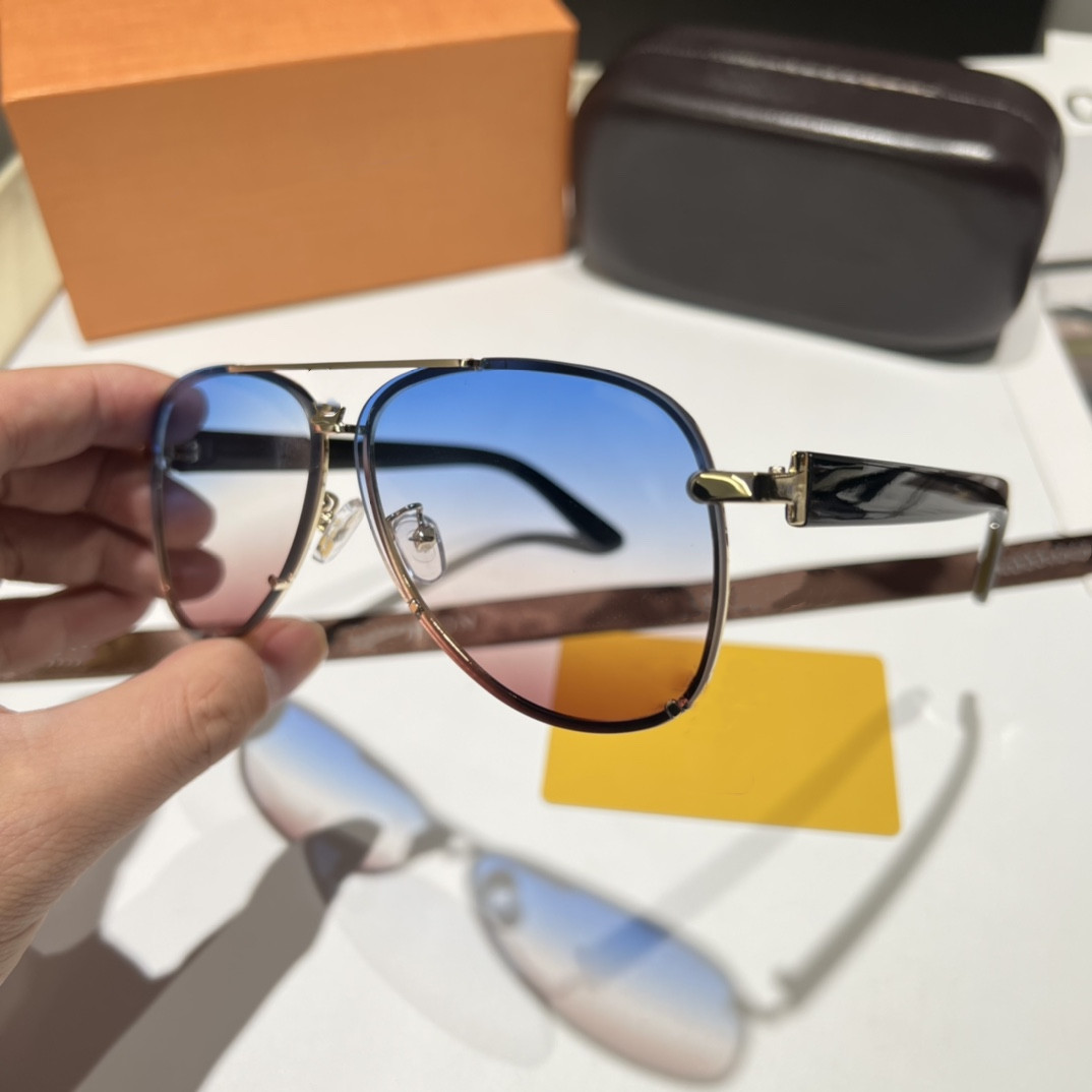 2023 Designer zonnebrillen Originele bril in de bril Buiten Shades PC Frame Fashion Classic Lady Mirrors For Women and Men Gloednieuwe bril Unisex met doos