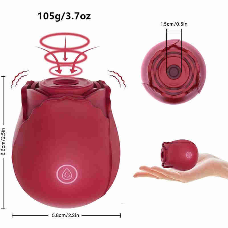 Massage Rose Vibratrice en gros de la stimulation clitoris clitorale sucer des jouets sexuels vibrants pour femmes
