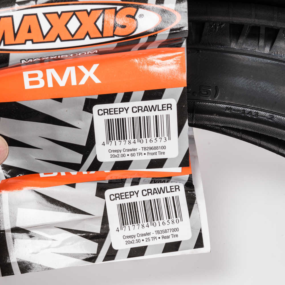 Tires de bicicleta Maxxis Creepy Crawler Wire Bicycle de BMX 20x2.50 20x2.00 Trials Trials pneu 0213