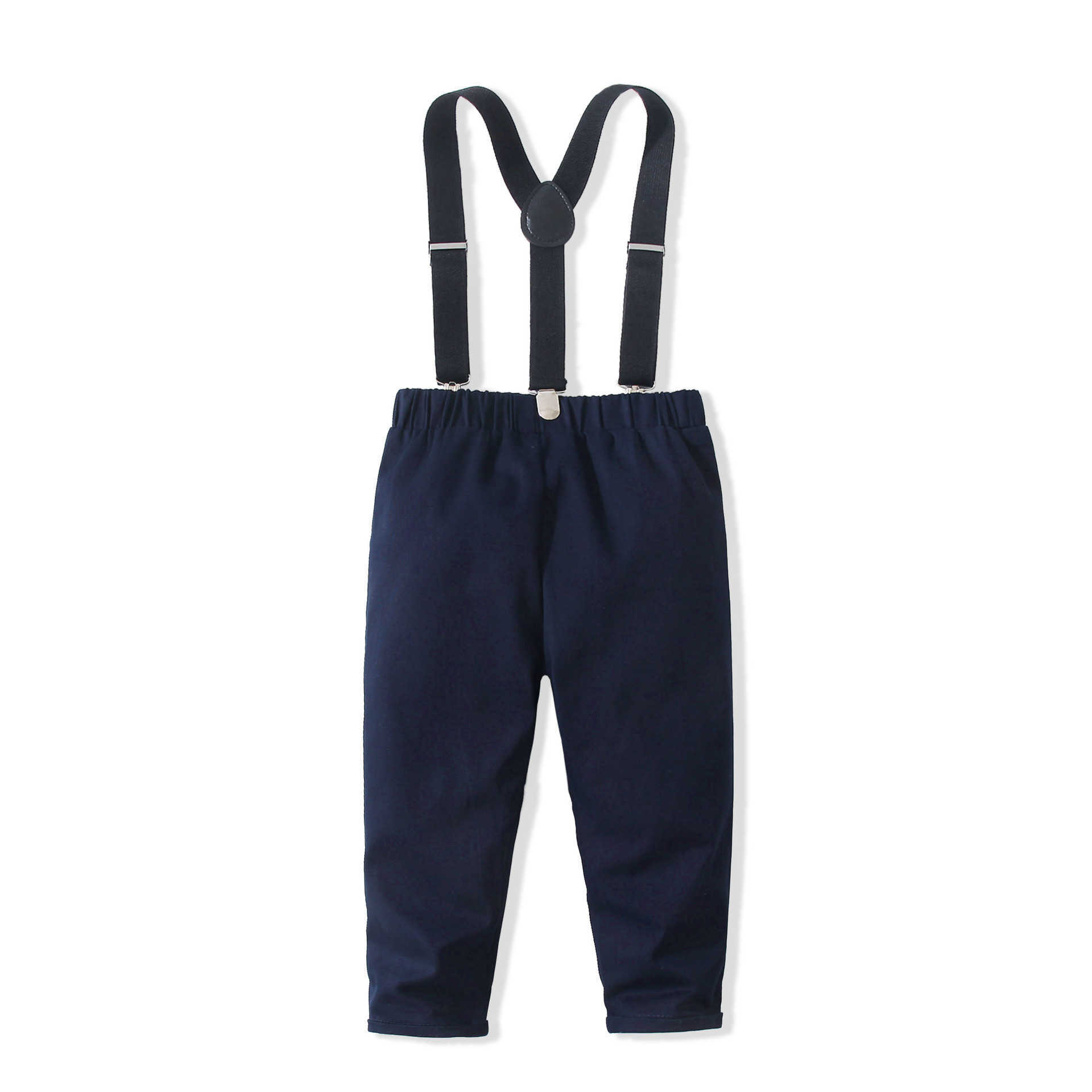 Ensembles de vêtements garçon tenue ensemble années enfants printemps automne coton anniversaire costume enfant en bas âge chemise blanche avec pantalon tenues