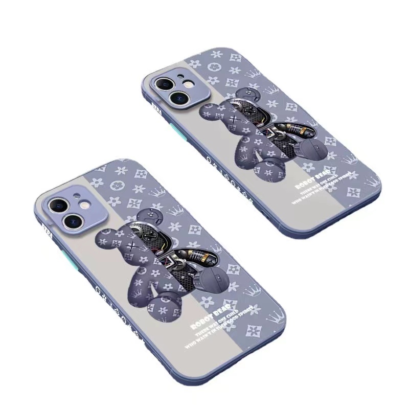 Mode Luxe Ultra Cool Ours Téléphone étui pour iphone 11 12 Pro MAX Mini 13 Pro MAX 6 6S 7 8 Plus X XS MAX XR SE 2020 TPU Funda