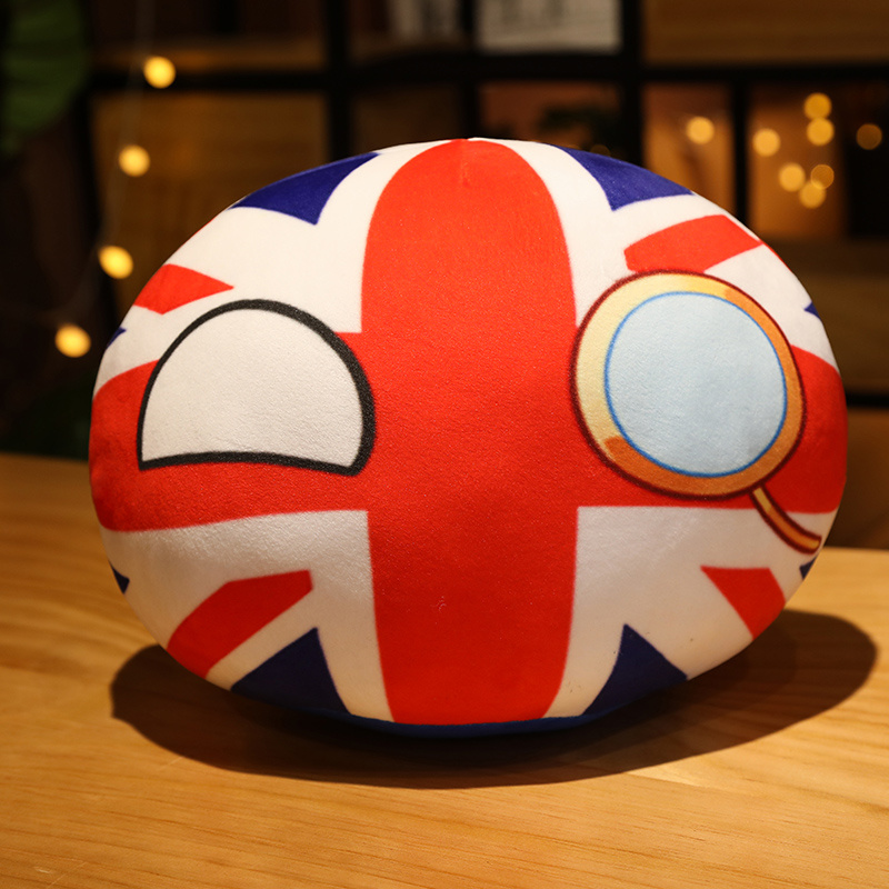 10 cm country ball plysch leksaker Polandball h￤nge countryball country flagg bollar v￤ska h￤nge nyckelring