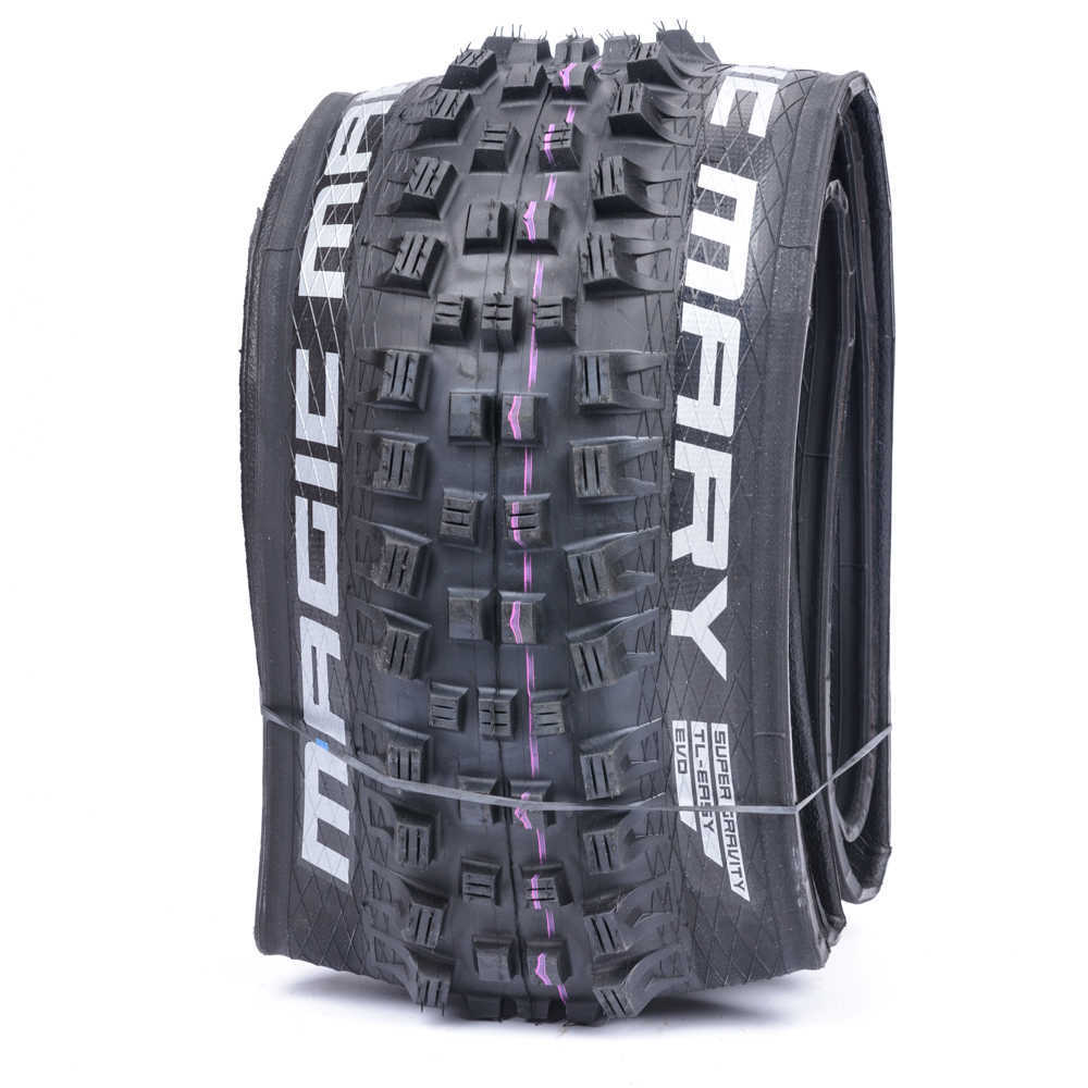 Tires de bicicleta Schwalbe Magic Mary Dobável DH Bicycle Pneu Downhill Evo Tubless Mountain Bike Tire Tire 0213