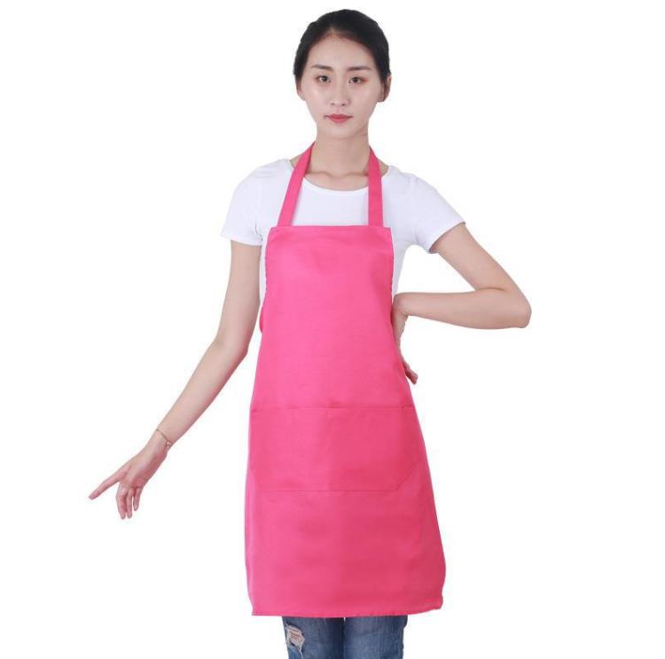 Adjustable Cooking Kitchen Apron For Woman Men Chef Waiter Cafe Shop BBQ Hairdresser Aprons Custom Gift Bibs Wholesale SN670