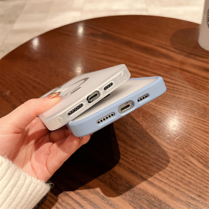 Luksusowe silikonowe skrzynki z ukrytym uchwytem pierścieniowym dla iPhone'a 14 Pro Max 11 12 13 12 Mini wsparcie dla magnetycznych bezprzewodowych osłony MAGSAFE