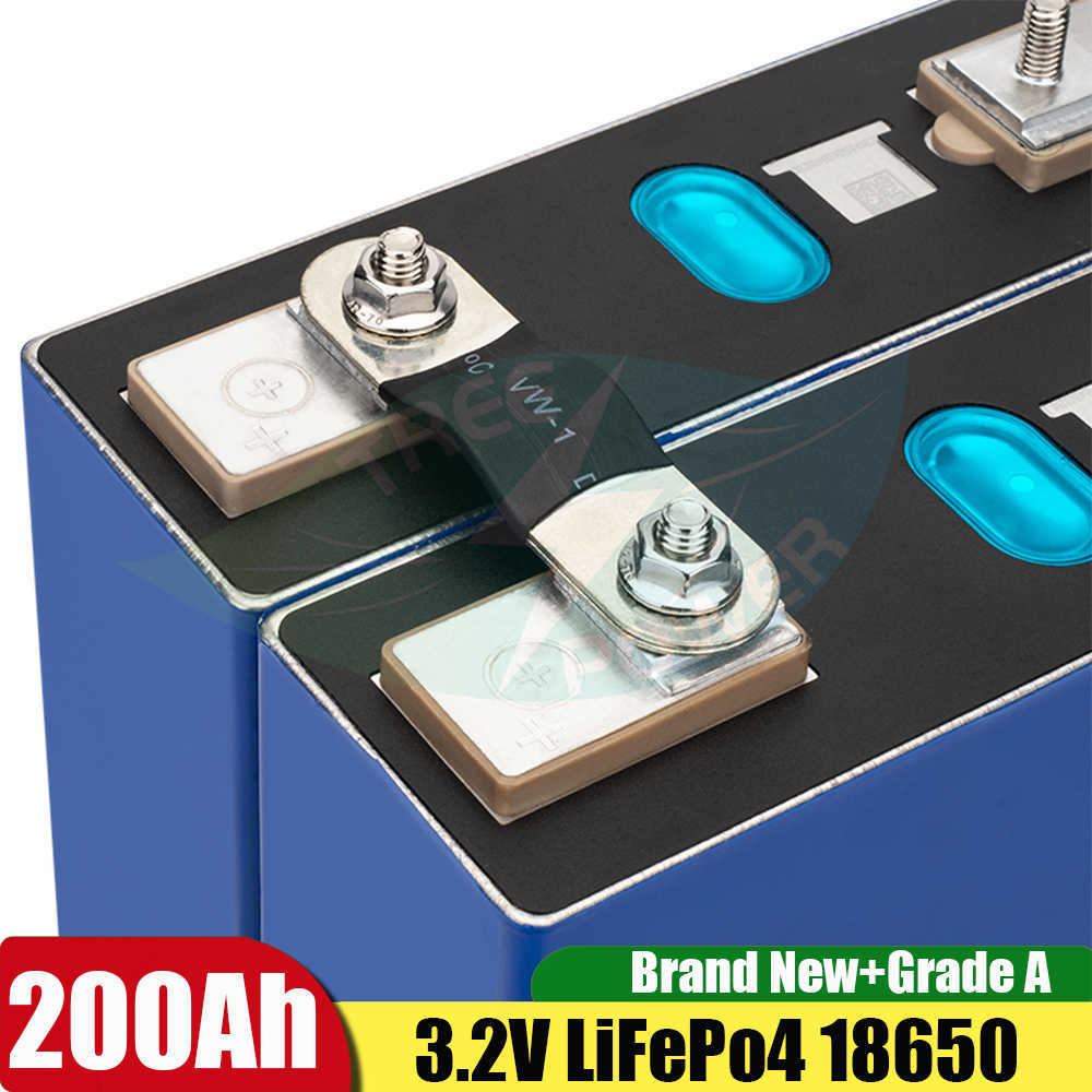 3,2 V 200AH 202AH LifePo4 Komórka nie ma 150ah dla 12 V 24 V 400AH EV RV Pakiet Batteria Pack Diy Solar Ups Power