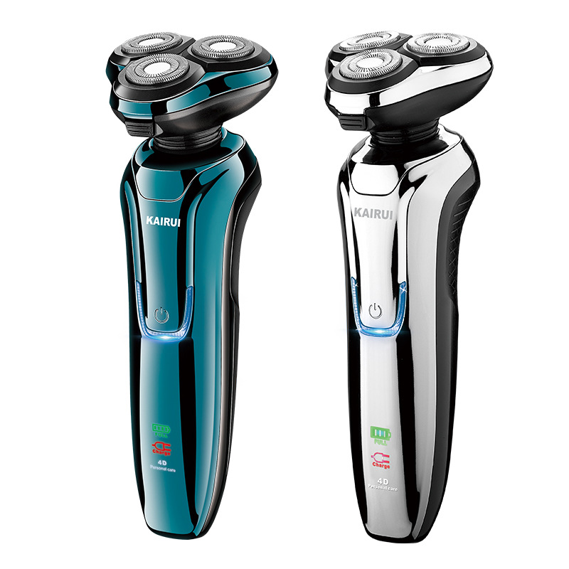 Raser le rasage électrique des cheveux pour hommes rasage rotatif lavable rechargeable rasage à sec et rasage humide avec une coupe-pop-up