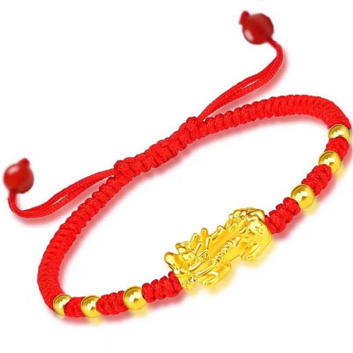 10 pezzi moda uomo donna braccialetto Feng Shui fortuna ricchezza braccialetto Buddha retrò braccialetto con ciondoli Pixiu regali