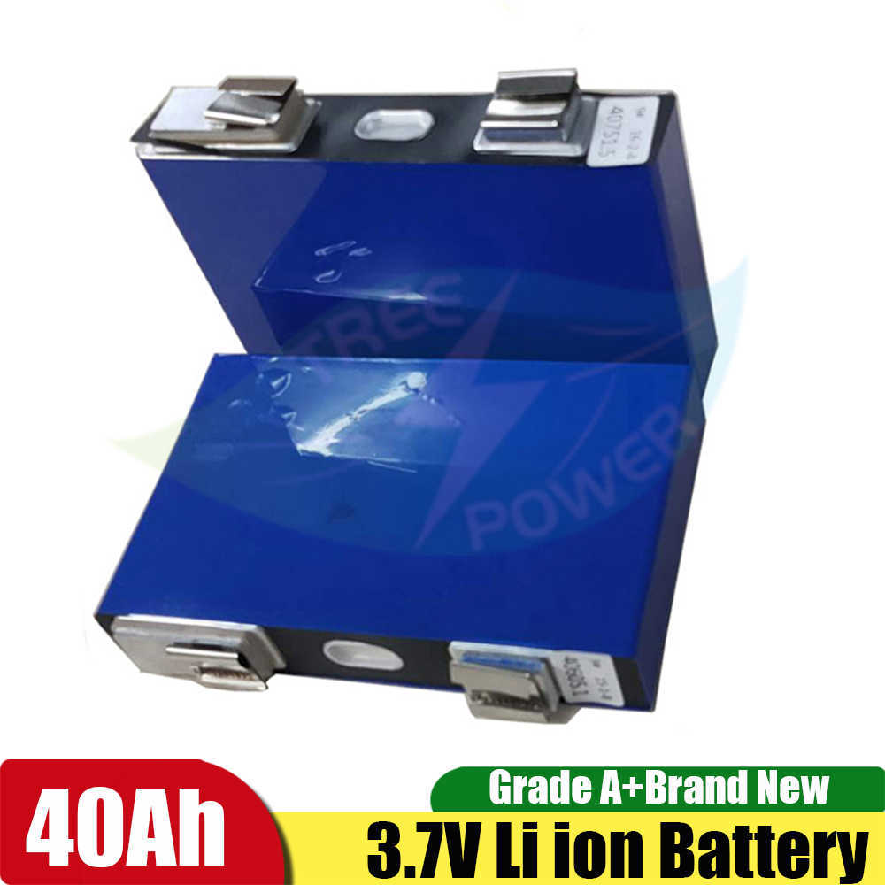 40Ah 3.7V Rechargeable Li-ion Battery Li polymer cell for 12V 24V 36V 42V E-bike UPS Power Convertor HID Solar Light