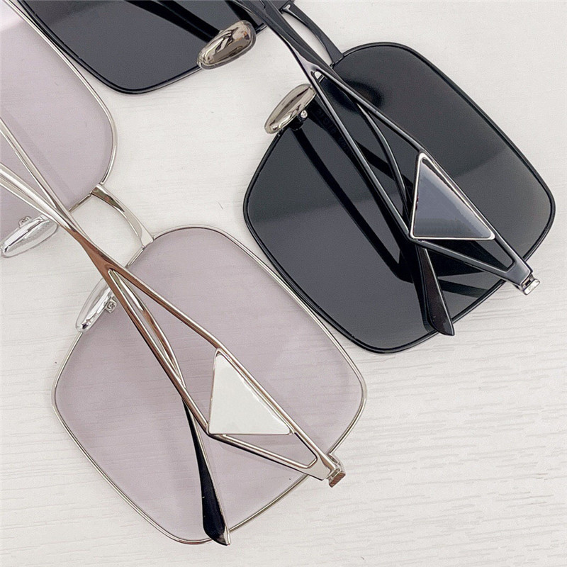 Nouvelles lunettes de soleil de design de mode 89 Cadre métallique carrée forme haut de gamme Simple and Popular Style Outdoor UV400 Protection Gloches 303R