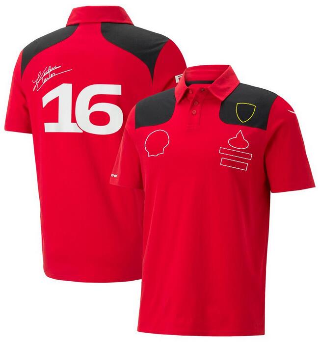 new F1 racing polo suit summer team shirt customized with the same style