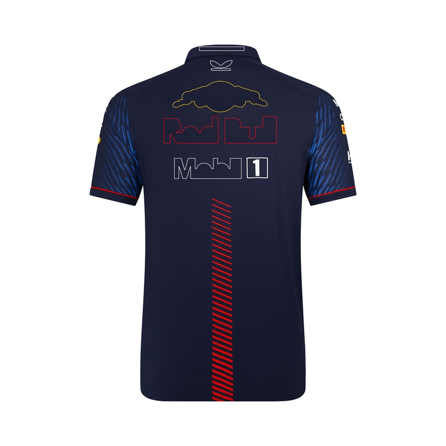 2023 Summer New F1 Racing T-Shirt Formel 1 Världsmästerlag Officiell webbplats Samma kortärmade T-shirt Polo Shirt Anpassad2744