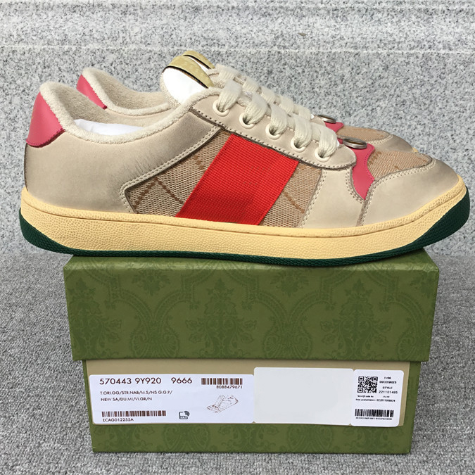 Dirty Designer Casual Shoes Screener sneaker Donna Uomo sneakers Vintage Classic Pelle Web beige ebano verde fucsia blu vintage trattato mens scarpe da ginnastica taglia 35-45